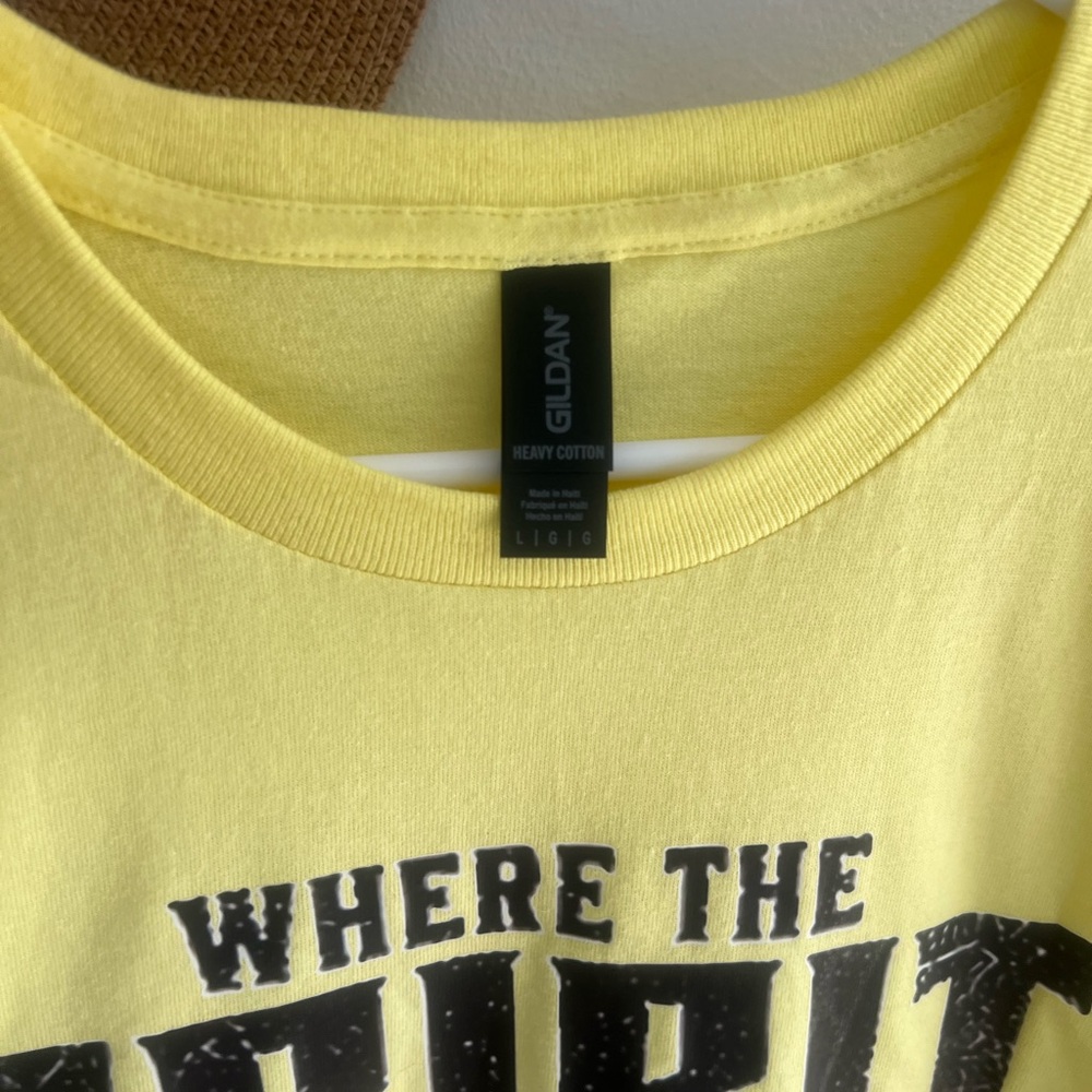 Where the Spirit of the Lord is there is Freedom : Cotton T-shirt - Size Medium - Picture 3 of 3